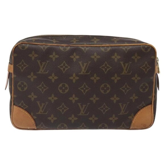 LOUIS VUITTON Monogram Compiegne 28 Clutch Bag - Picture 3 of 16